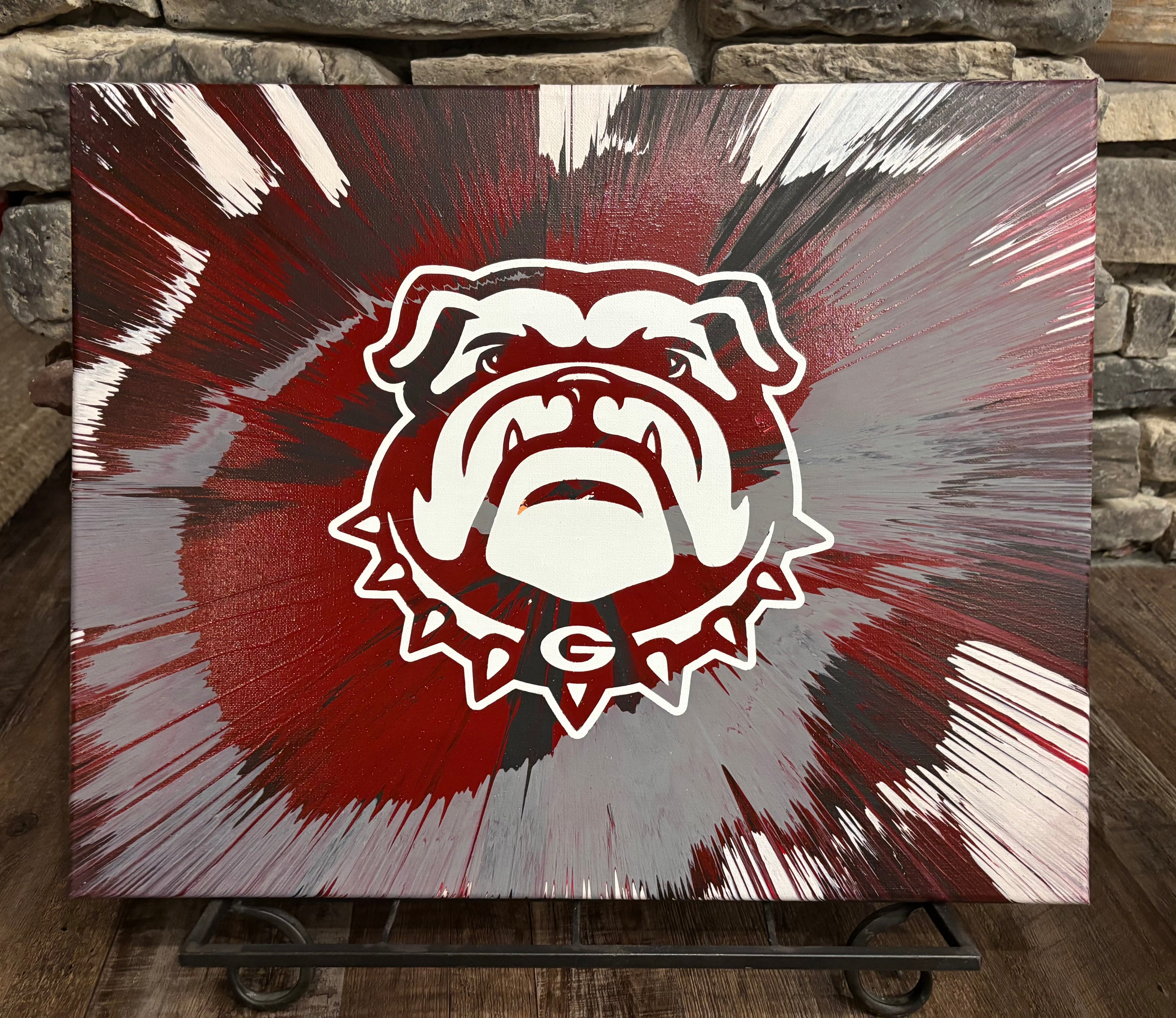 Georgia Bulldogs Mascot Canvas