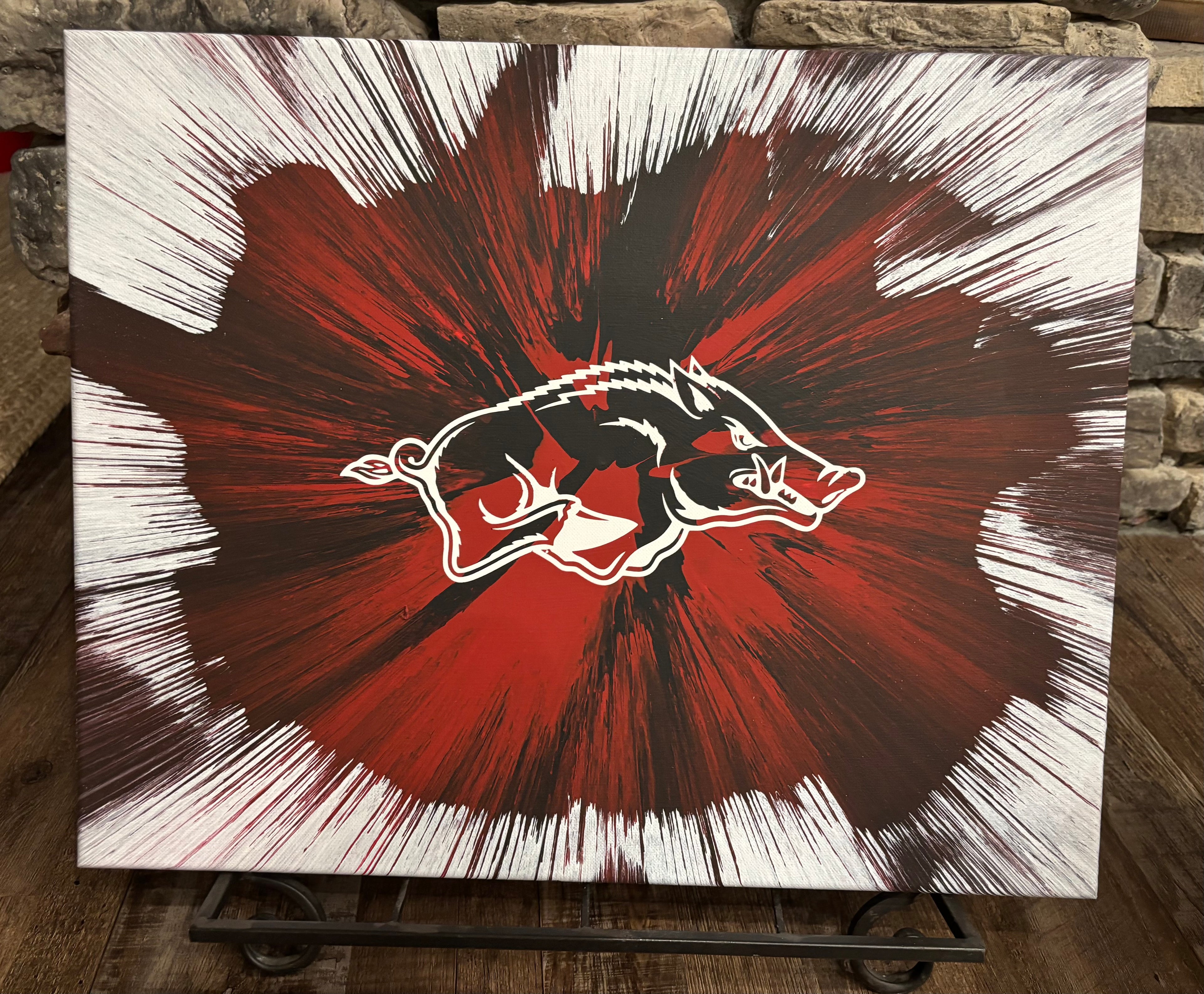 Arkansas Razorback Canvas