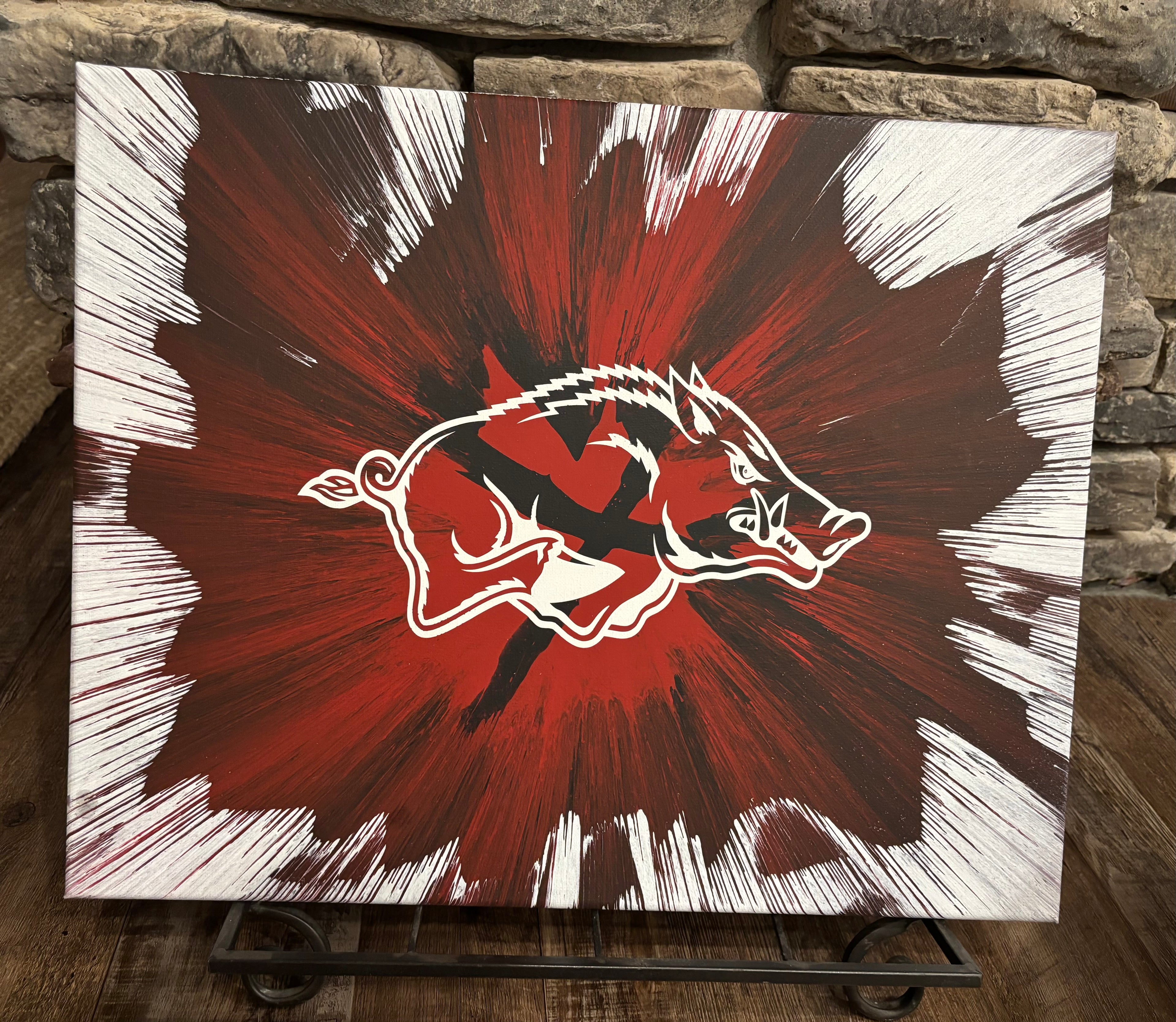 Arkansas Razorback Canvas